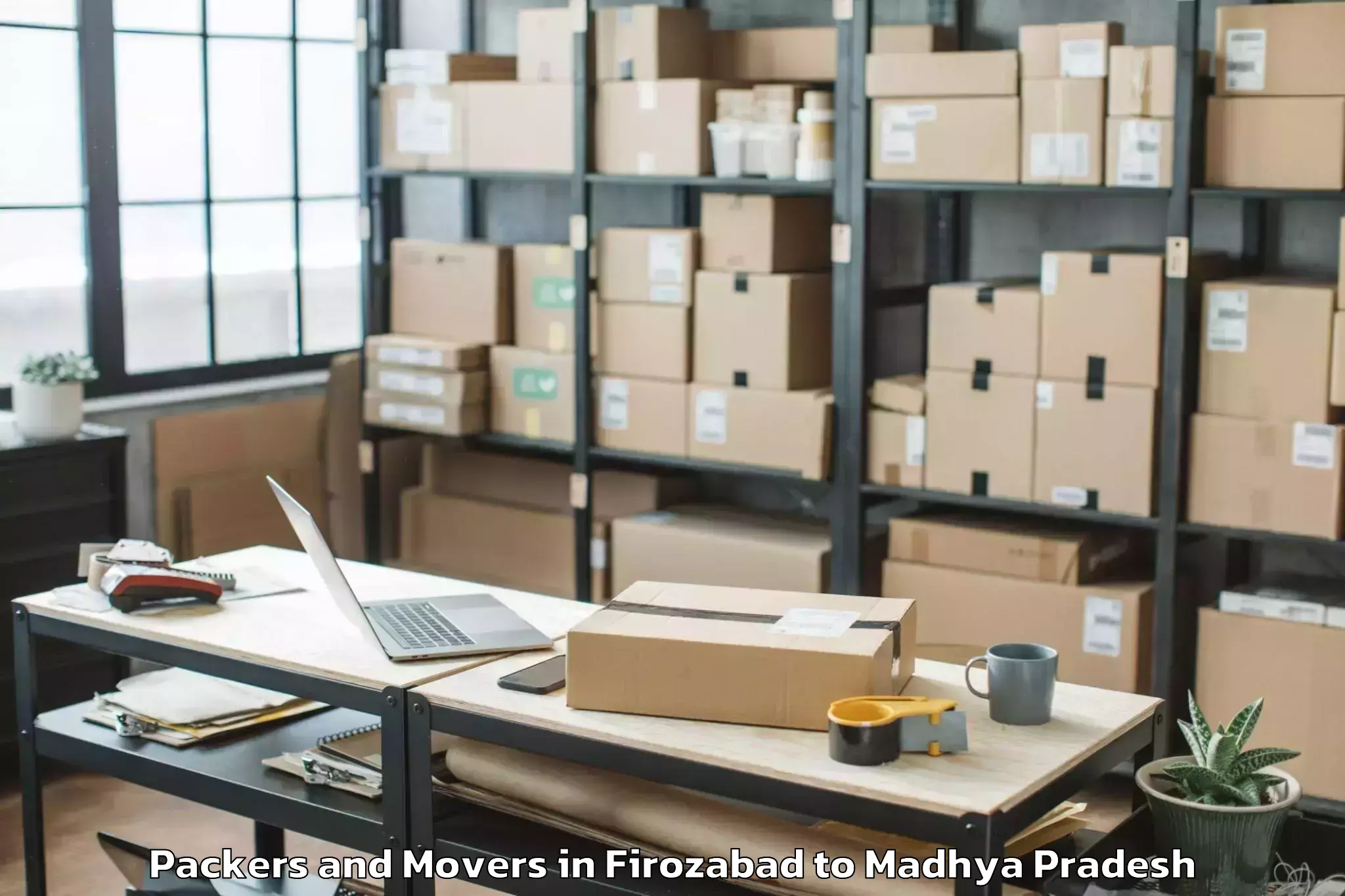 Book Firozabad to Narsinghgarh Packers And Movers Online